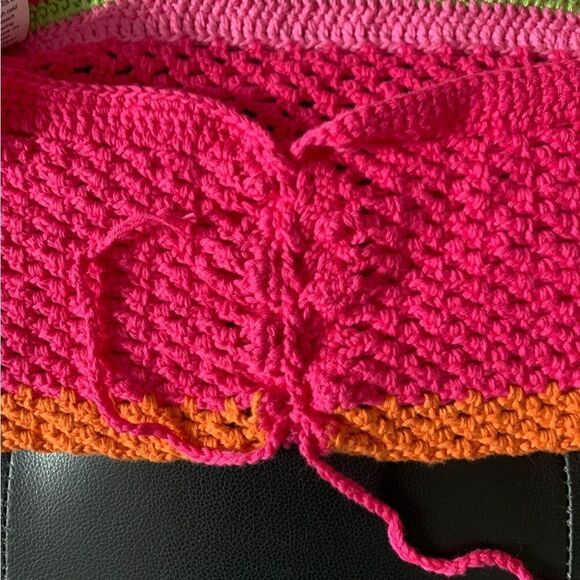 TACH PINK CROCHET TOP - Picture 7 of 9